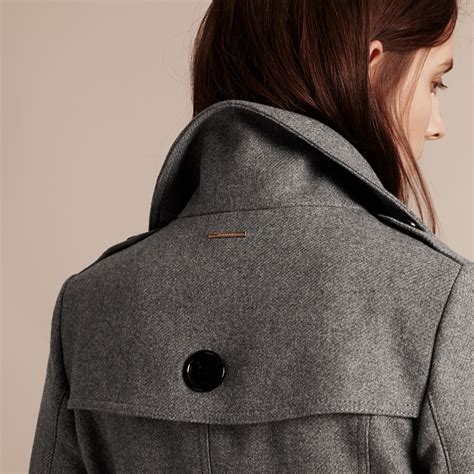 burberry technical wool funnel|Burberry Wool Coats for Women .